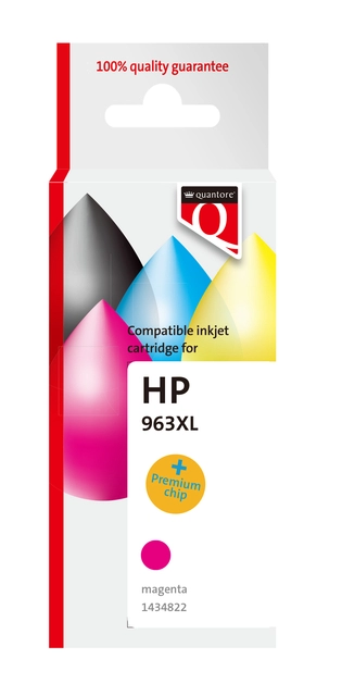 Een Inktcartridge Quantore alternatief tbv Hp 963XL 3JA28AE hc rood koop je bij EconOffice