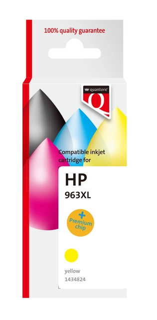 Een Inktcartridge Quantore alternatief tbv Hp 963XL 3JA29AE hc geel koop je bij EconOffice