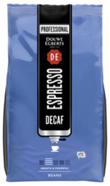 Een Koffie Douwe Egberts espresso bonen Decaf koop je bij KantoorProfi België BV