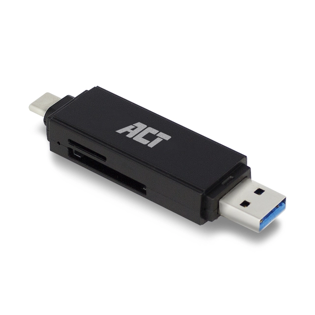 Een Kaartlezer ACT USB-C/USB-A 3.0 koop je bij De Angelot