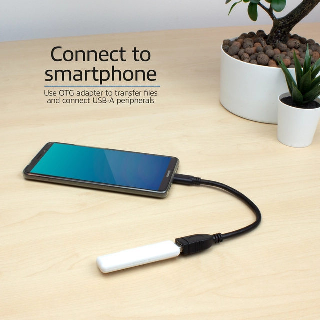 Kabel ACT USB 3.0 OTG USB-C male naar USB-A female