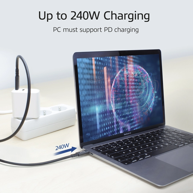 Een Kabel ACT USB4 40Gbps USB-C USB-IF koop je bij Klik Office BV