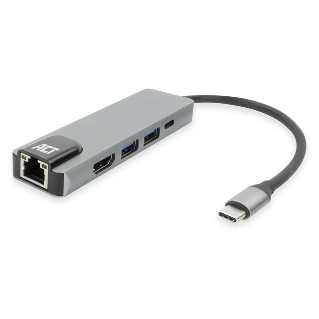 Een Dockingstation ACT USB-C 4K voor 1 HDMI monitor koop je bij KantoorProfi België BV