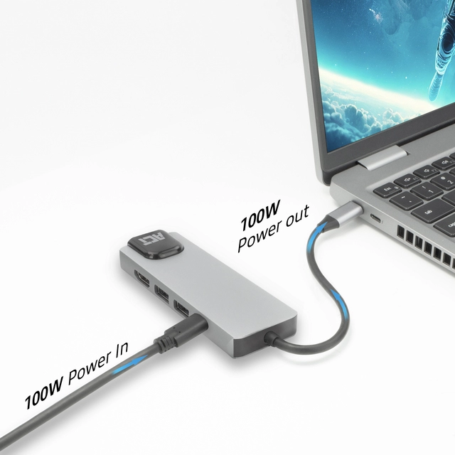 Een Dockingstation ACT USB-C 4K voor 1 HDMI monitor koop je bij L&N Partners voor Partners B.V.