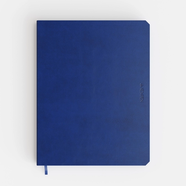 Notitieboek de KEMPEN Blue Note 171x220mm blanco 192 pagina's 90gr blauw