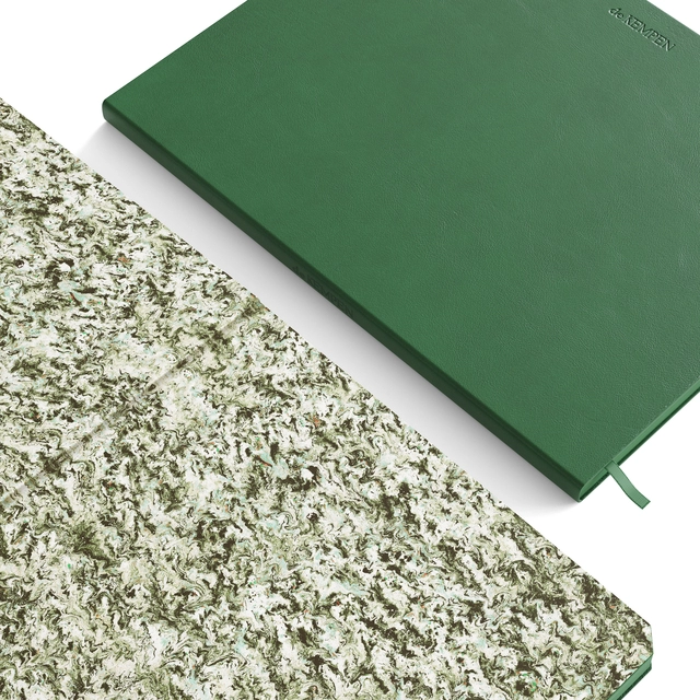 Notitieboek de KEMPEN Origin 110x160mm blanco 160 pagina's 90gr groen