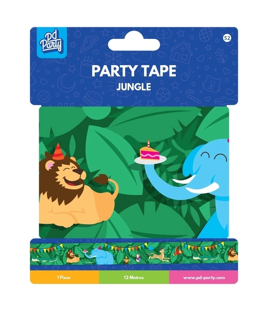 Een Party Tape Jungle koop je bij Van Hoye Kantoor BV