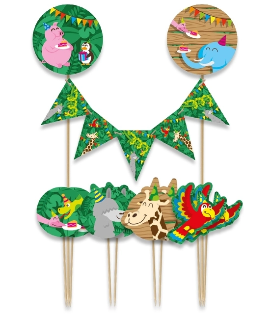 Een Cake decorations Jungle koop je bij Van Hoye Kantoor BV