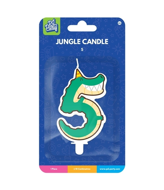 Een Jungle candle 5 Crocodile koop je bij MegaOffice