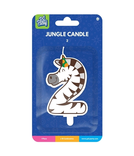 Een Jungle candle 2 Zebra koop je bij MegaOffice