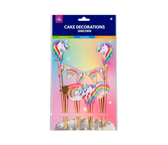 Een Cake decorations Unicorn koop je bij Van Hoye Kantoor BV