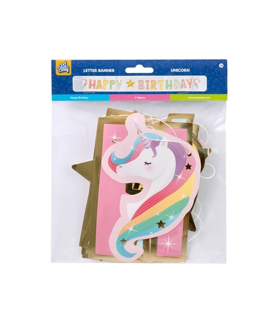 Een Letter banner Unicorn koop je bij Van Hoye Kantoor BV