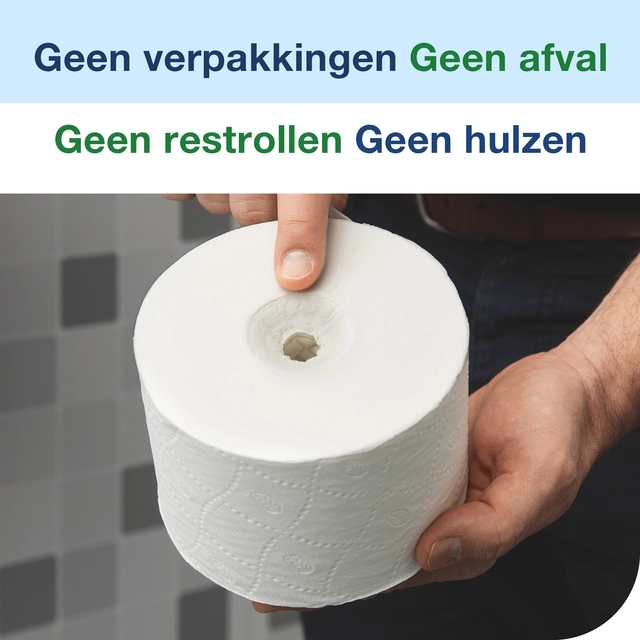 Een Toiletpapier Tork T7 Advanced Optiserve Coreless 2-laags 94m wit 472630 koop je bij Omnia 4 Office