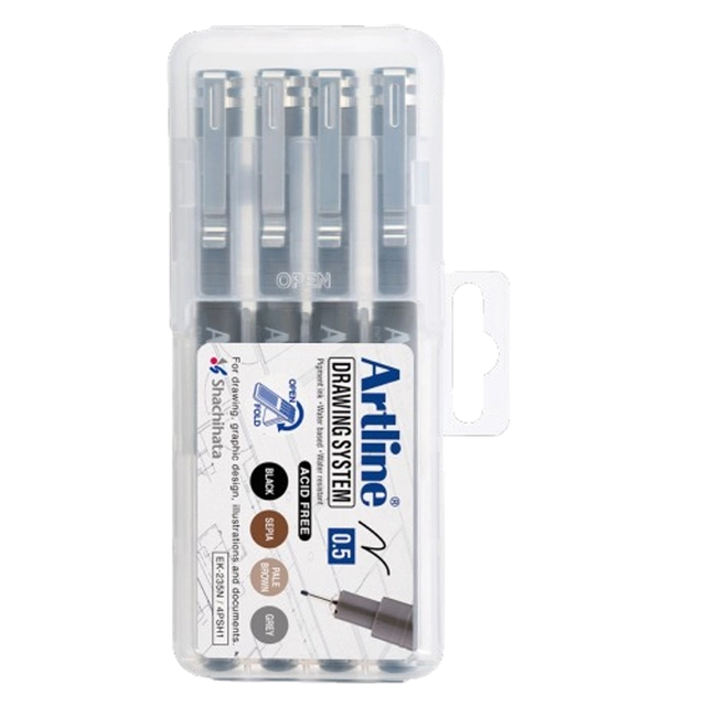 Een Fineliner Artline technisch 0.5mm assorti koop je bij EconOffice