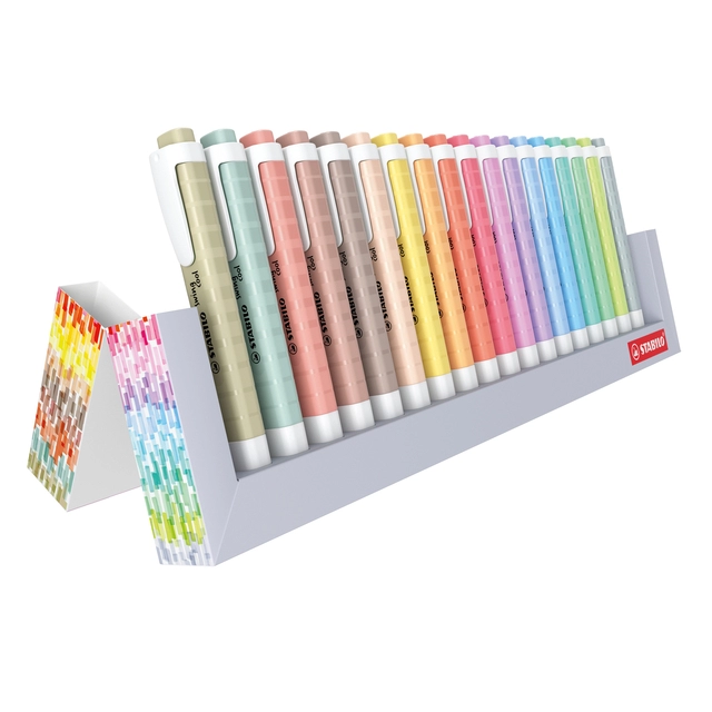 Een Markeerstift STABILO Swing cool nature colors deskset 18 stuks koop je bij MV Kantoortechniek B.V.