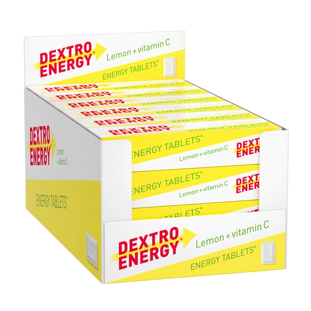 Een Energie tabletten Dextro Energy citroen pak 50 gram koop je bij Holzem Kantoorefficiency