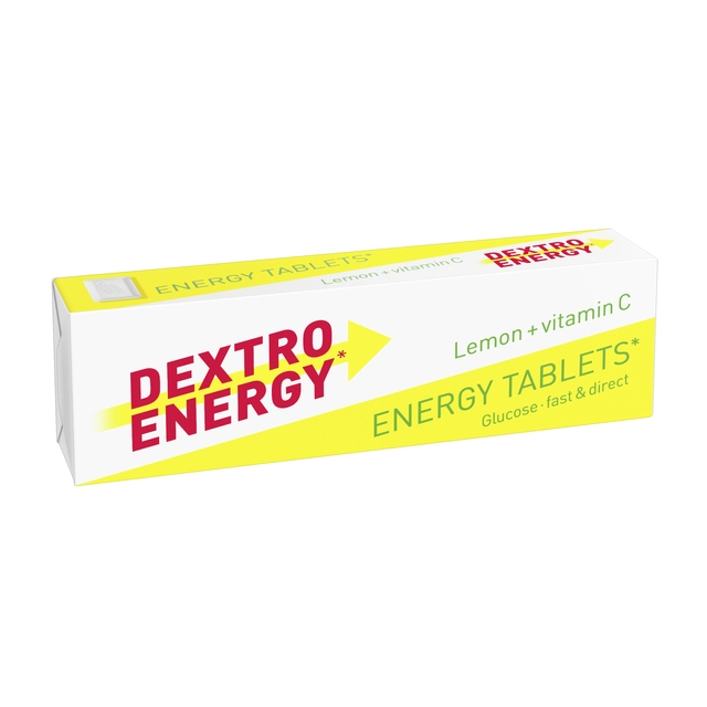 Een Energie tabletten Dextro Energy citroen pak 50 gram koop je bij Holzem Kantoorefficiency