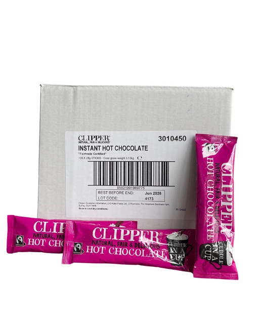 Een Cacaosticks Clipper 100x28 gram koop je bij Unimark Office B.V.