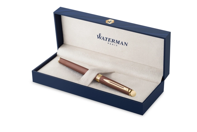 Een Vulpen Waterman Hémisphère Fashion Colors metallic copper GT medium koop je bij Unimark Office B.V.