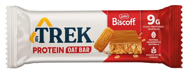 Een Proteïnereep Trek havermout Biscoff 50 gram koop je bij Unimark Office B.V.