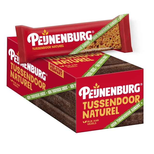 Een Koek Peijnenburg naturel zonder toegevoegde suiker 27 gram koop je bij Unimark Office B.V.