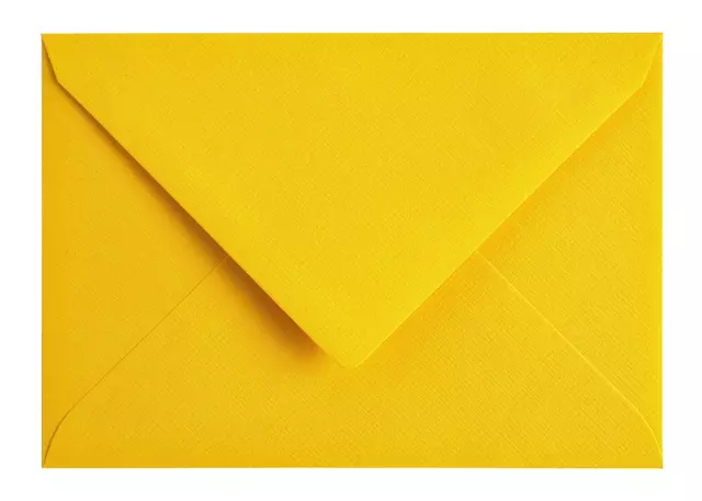 Een Envelop Papicolor C6 114x162mm dottergeel koop je bij EconOffice
