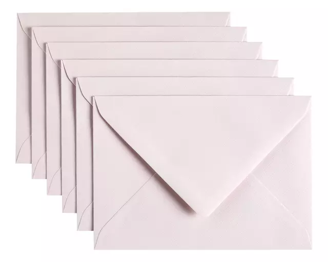 Een Envelop Papicolor C6 114x162mm lichtroze koop je bij Totaal Kantoor Goeree