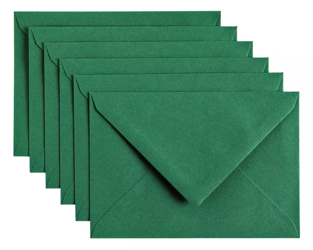 Een Envelop Papicolor C6 114x162mm dennengroen koop je bij Totaal Kantoor Goeree