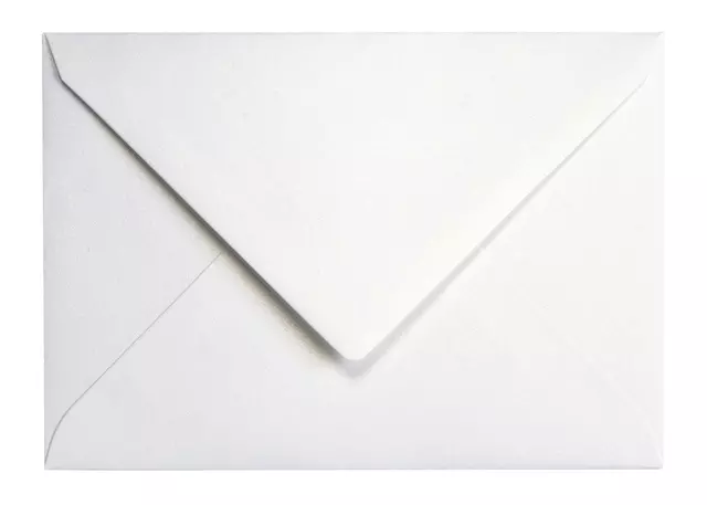 Envelop Papicolor C6 114x162mm metallic parelwit