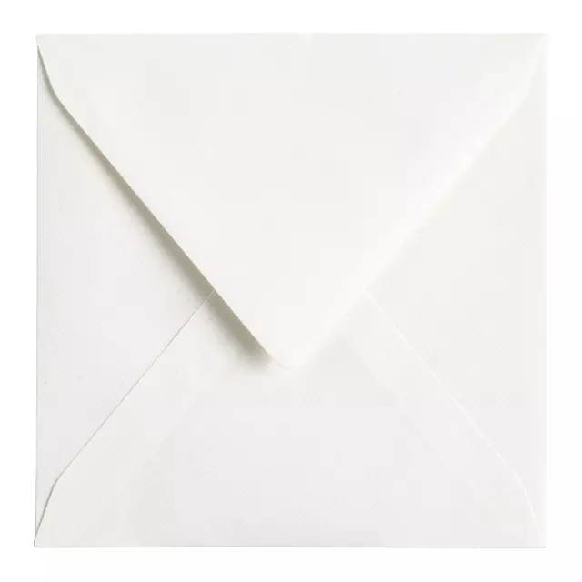 Een Envelop Papicolor 140x140mm hagelwit koop je bij Van Hoye Kantoor BV