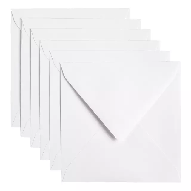 Een Envelop Papicolor 140x140mm kraft wit koop je bij Totaal Kantoor Goeree