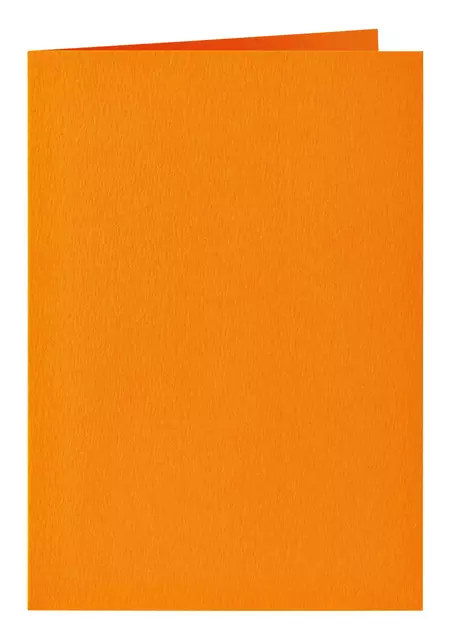 Een Correspondentiekaart Papicolor dubbel 105x148mm oranje pak à 6 stuks koop je bij KantoorProfi België BV