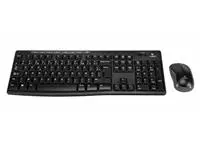 Een Toetsenbord Logitech MK270 Azerty +muis zwart koop je bij EconOffice