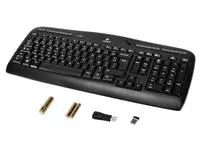 Een Toetsenbord Logitech MK330 Azerty +muis zwart koop je bij Van Hoye Kantoor BV