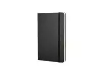 Een Notitieboek Moleskine pocket 90x140mm blanco hard cover zwart koop je bij EconOffice
