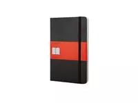 Een Adresboek Moleskine large 130x210mm hard cover lijn zwart koop je bij Totaal Kantoor Goeree