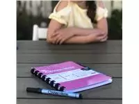Notitieboek Correctbook A5 lijn 40blz blossom pink