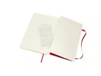 Een Notitieboek Moleskine large 130x210mm lijn soft cover scarlet red koop je bij L&N Partners voor Partners B.V.