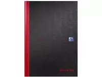 Een Notitieboek Oxford Black n' Red A4 96vel blanco koop je bij KantoorProfi België BV