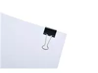 Een Papierklem MAUL 215 foldback 25mm capaciteit 9mm zwart koop je bij Goedkope Kantoorbenodigdheden