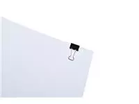 Een Papierklem MAUL 215 foldback 13mm capaciteit 4mm zwart koop je bij Goedkope Kantoorbenodigdheden