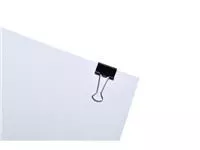 Een Papierklem MAUL 215 foldback 19mm capaciteit 7mm zwart koop je bij EconOffice