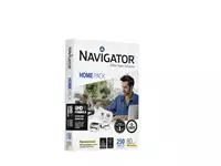 Een Kopieerpapier Navigator Homepack A4 80gr wit 250vel koop je bij Van Leeuwen Boeken- en kantoorartikelen