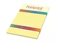 Een Kopieerpapier Fastprint A4 80gr 5 zachte kleuren 250vel koop je bij Van Leeuwen Boeken- en kantoorartikelen