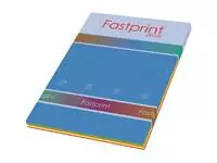 Een Kopieerpapier Fastprint A4 80gr 5 felle kleuren 250vel koop je bij EconOffice