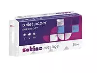 Een Toiletpapier Satino Prestige 3-laags 250vel wit 071340 koop je bij Van Hoye Kantoor BV