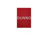 Buy your Notebook Octàgon DUNNO A5 135x200mm dots red at QuickOffice BV