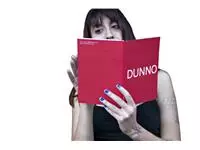 Een Notitieboek Octàgon DUNNO A5 135x200mm dots rood koop je bij EconOffice