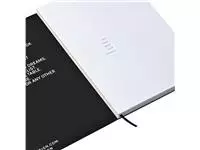 Een Notitieboek Octàgon Hurt A5 135x200mm dots zwart koop je bij Unimark Office B.V.