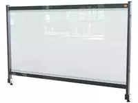 Een Bureauscherm Nobo doorzichtig PVC 1470x860mm koop je bij KantoorProfi België BV